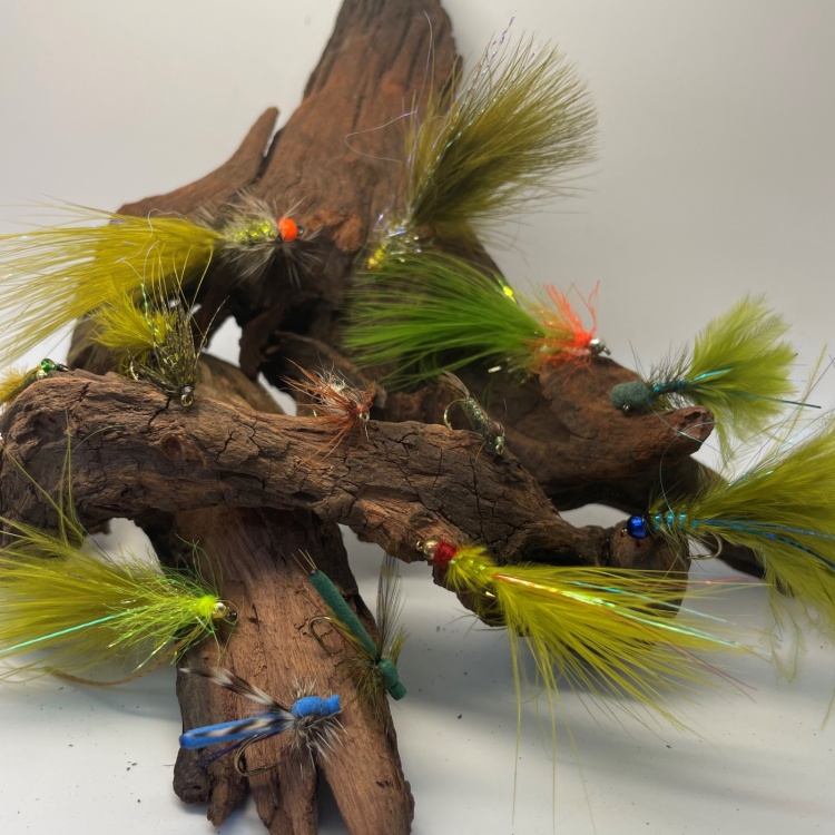 Caledonia Flies Barbed Damsel Collection #8-12 Fishing Fly Assortment